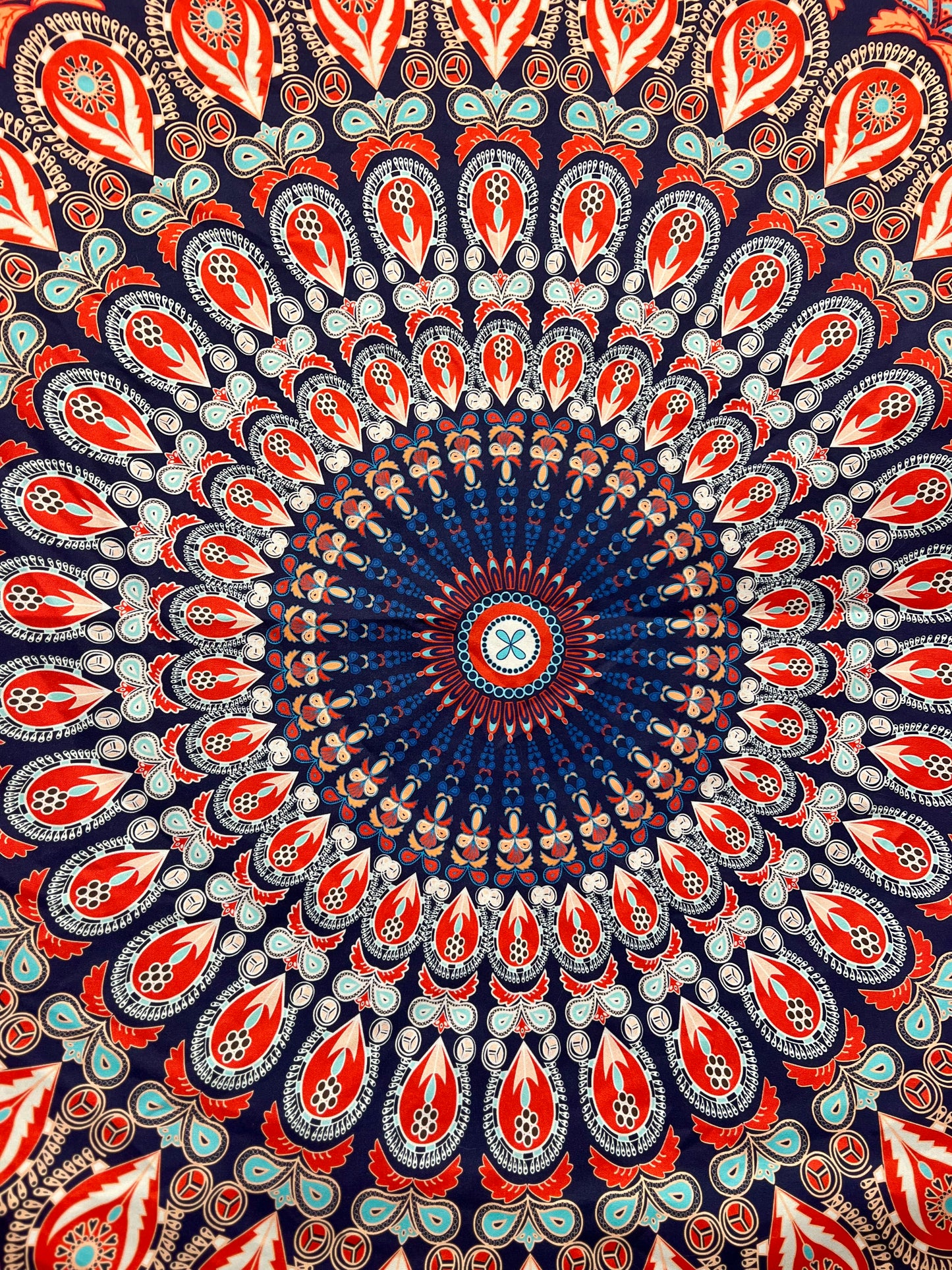 Mandala Tapestry - Blood Orange