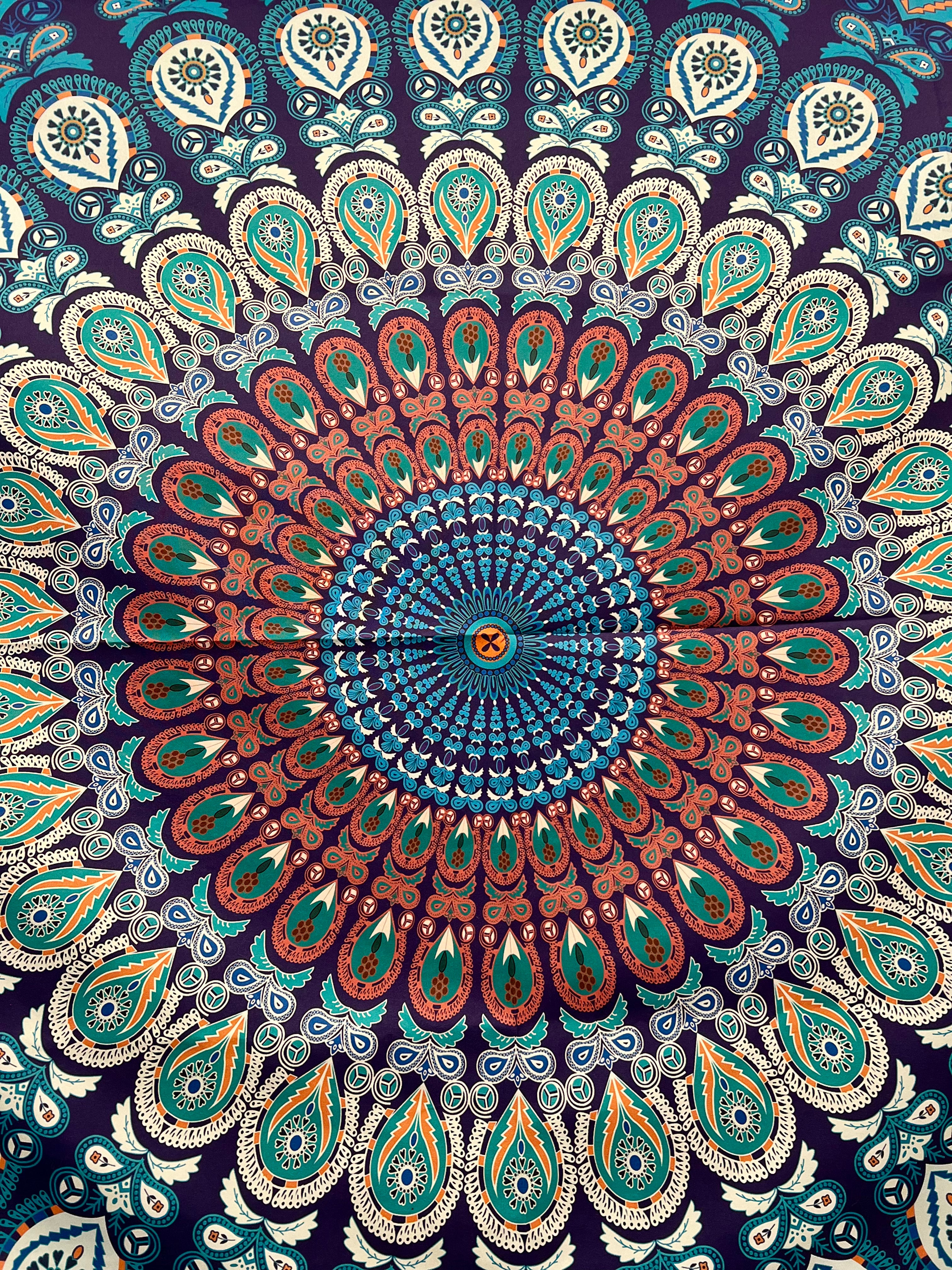 Mandala Tapestry - Blue