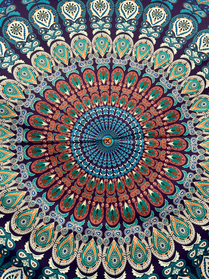 Mandala Tapestry - Blue