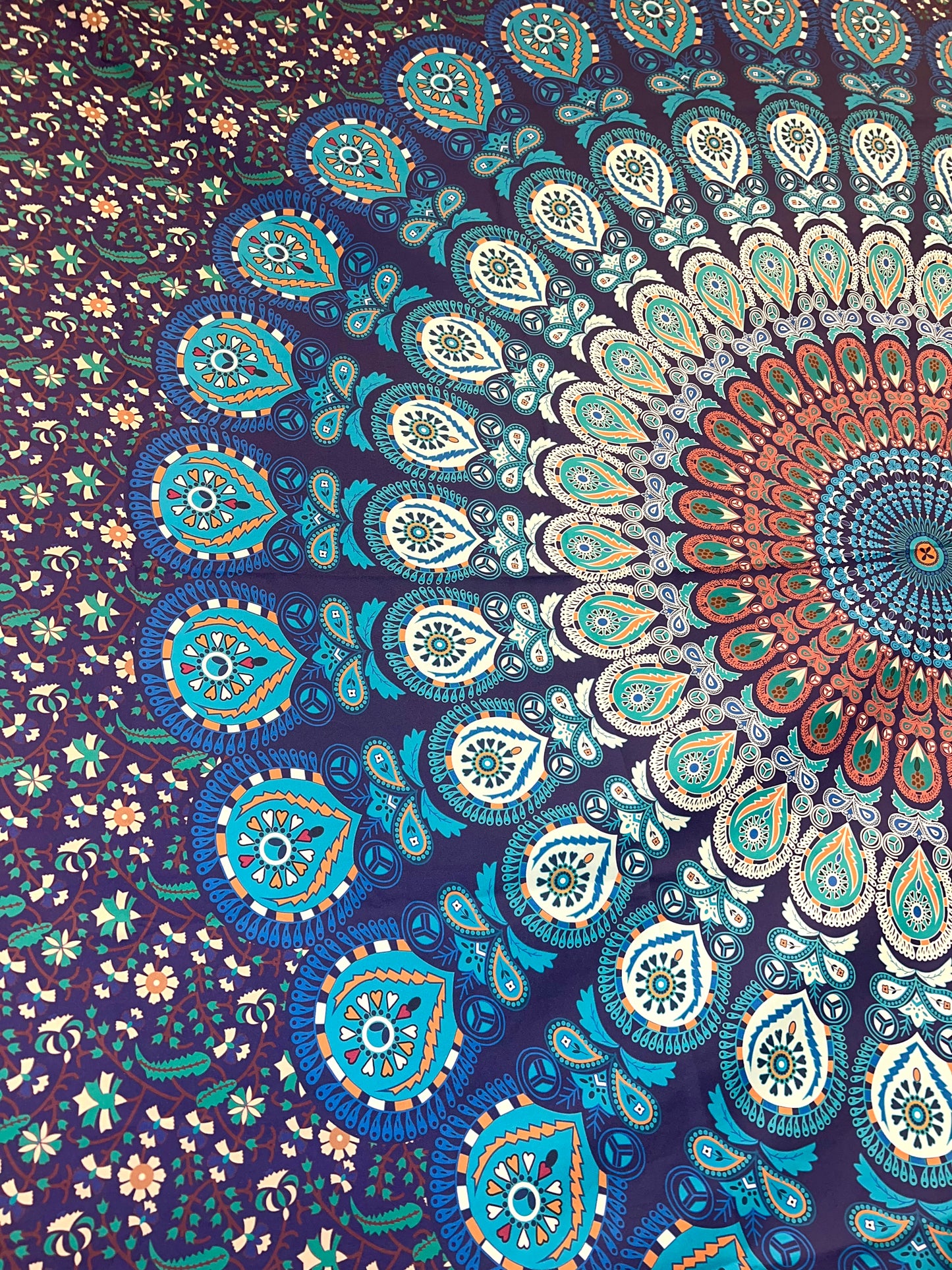 Mandala Tapestry - Blue