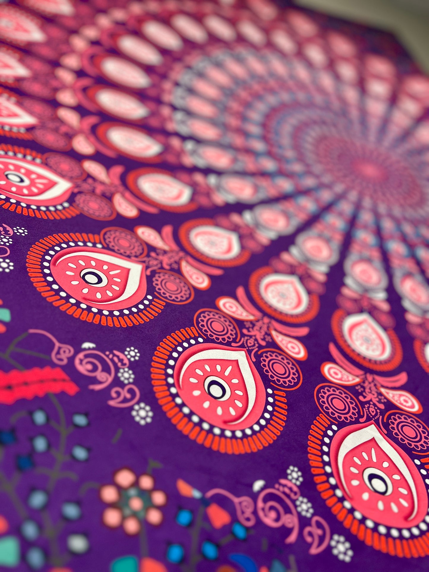 Mandala Tapestry - Pink