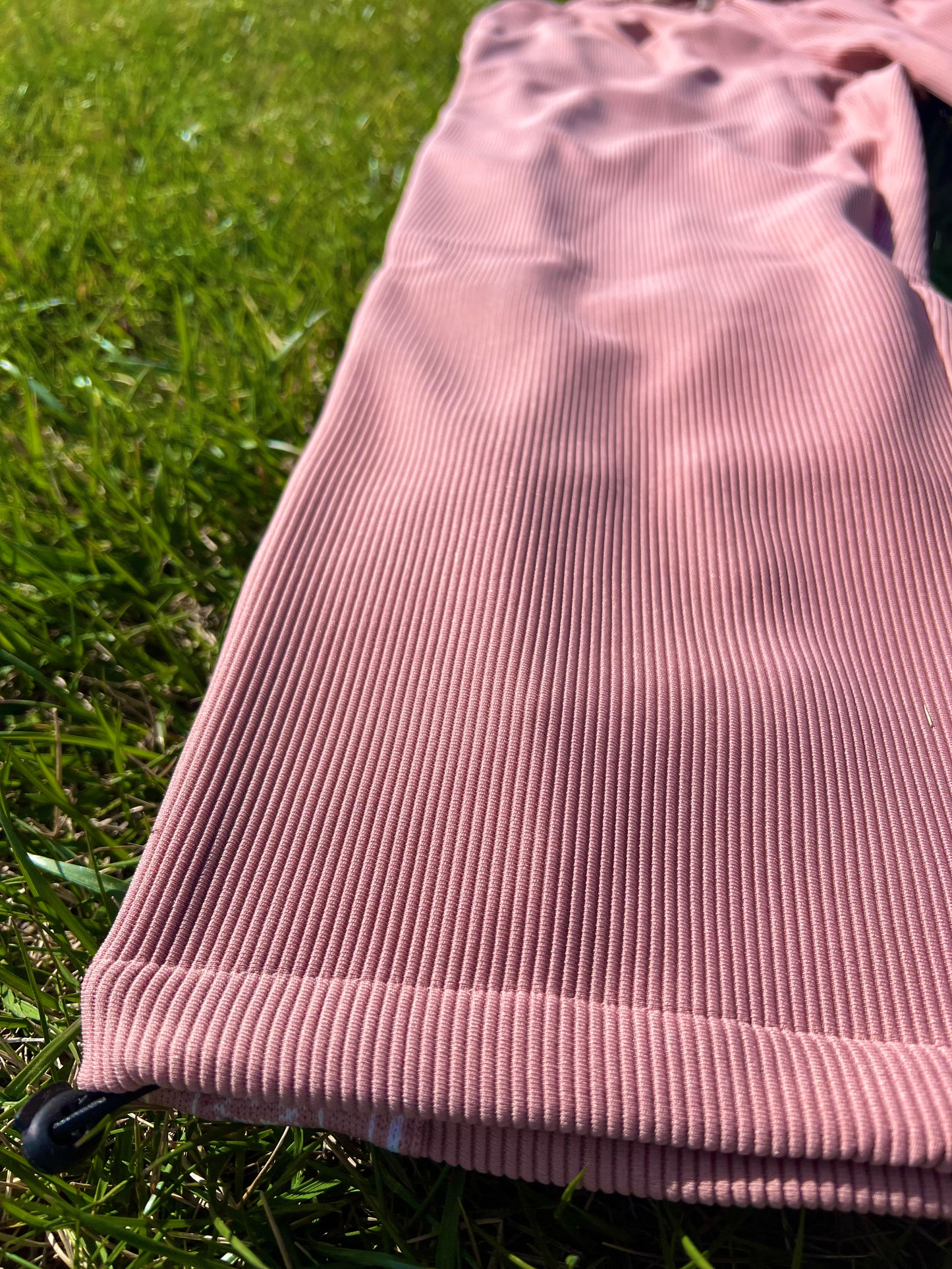 Rose Pink Flat Front Corduroy Pants