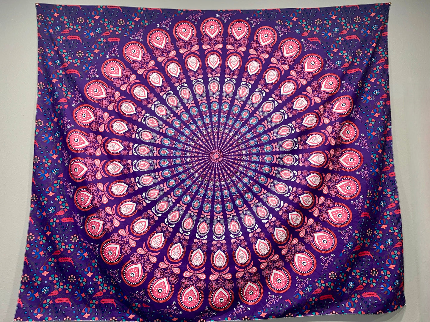 Mandala Tapestry - Pink