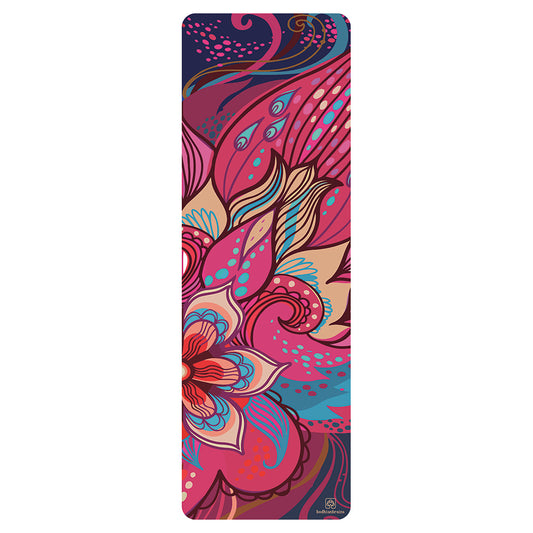 Pink Lotus Yoga Mat