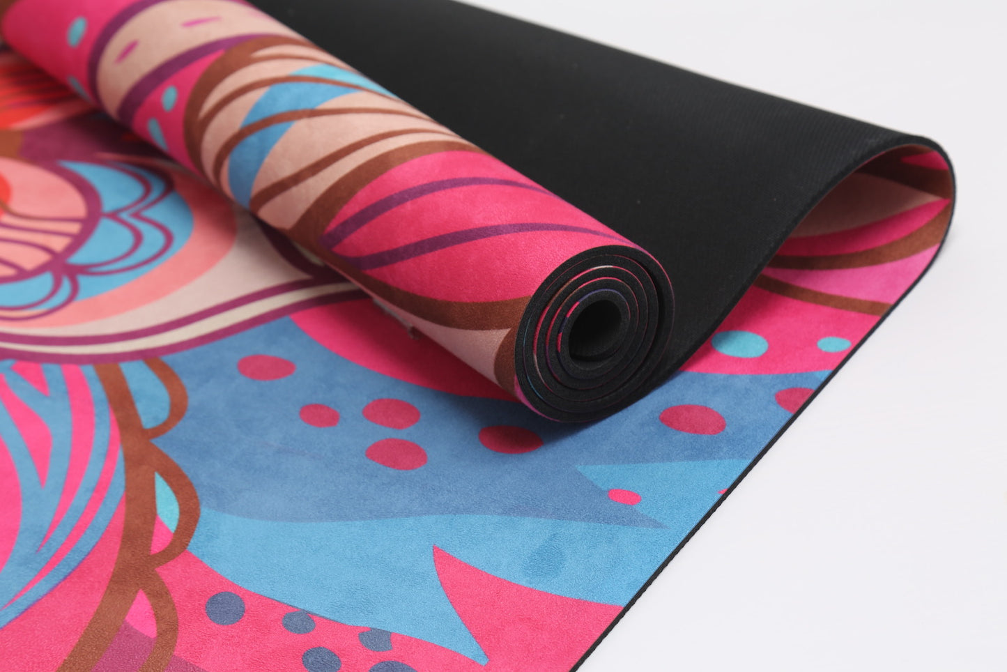 Pink Lotus Yoga Mat